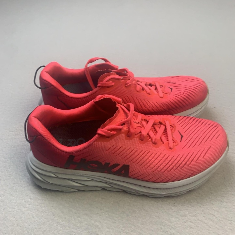 Hoka One One Rincon 3 Shoes Womens Size 8 Pink Running Sneakers 1119396